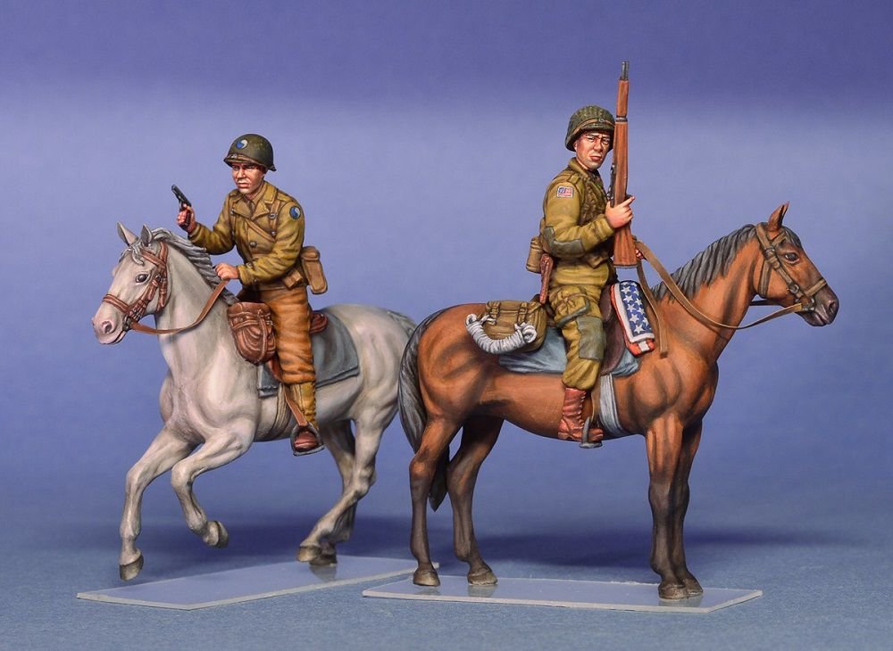 35151 アメリカ兵（ノルマンディー1944）乗馬セット | ミニアート