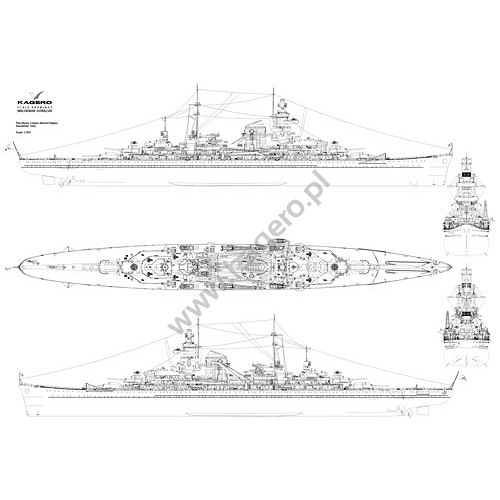 SUPER DRAWINGS IN 3D 16032 重巡洋艦 アドミラル・ヒッパー