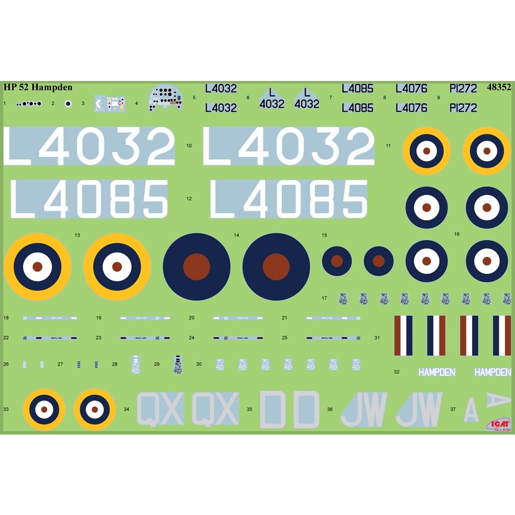 48352 WWII �����ꥹ���ⵡ HP.52 �ϥ�ץǥ� B.Mk.I