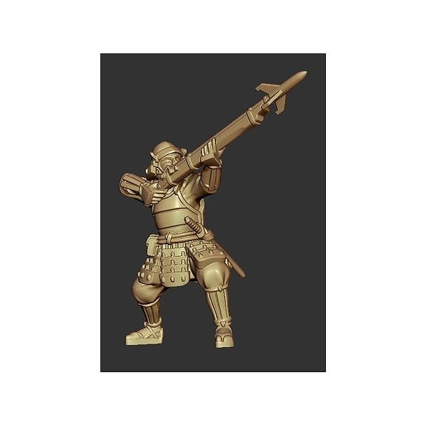 AH88007 Mr & Mrs History 1/72 日本戦国時代 大筒(6体セット