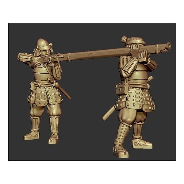 AH88007 Mr & Mrs History 1/72 日本戦国時代 大筒(6体セット