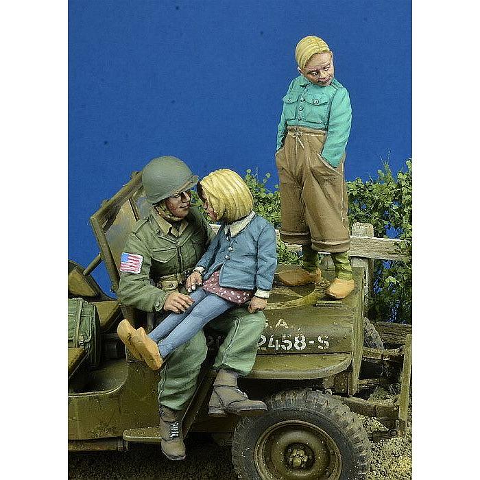DD35216 1/35 WWII ����ꥫΦ�� ����������Ⱦ�ǯ�������� 1944-45(3�Υ��å�)
