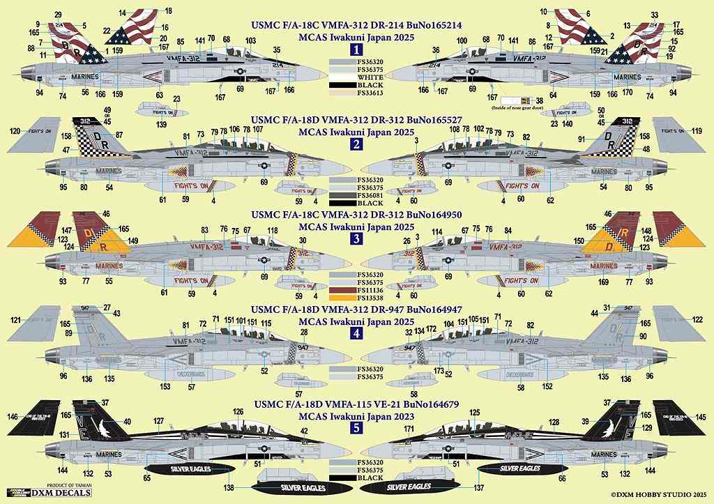 51-4275 1/48 ����ꥫ��ʼ�� F/A-18C/D �ۡ��ͥå� VMFA-312 �����å����ܡ��� ������