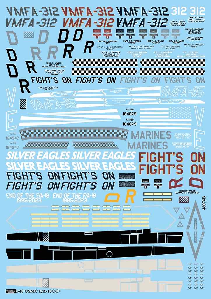 51-4275 1/48 ����ꥫ��ʼ�� F/A-18C/D �ۡ��ͥå� VMFA-312 �����å����ܡ��� ������