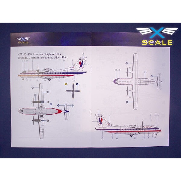 X144009 1/144 ATR-42-300 ターボプロップ旅客機 | X-スケールモデルズ