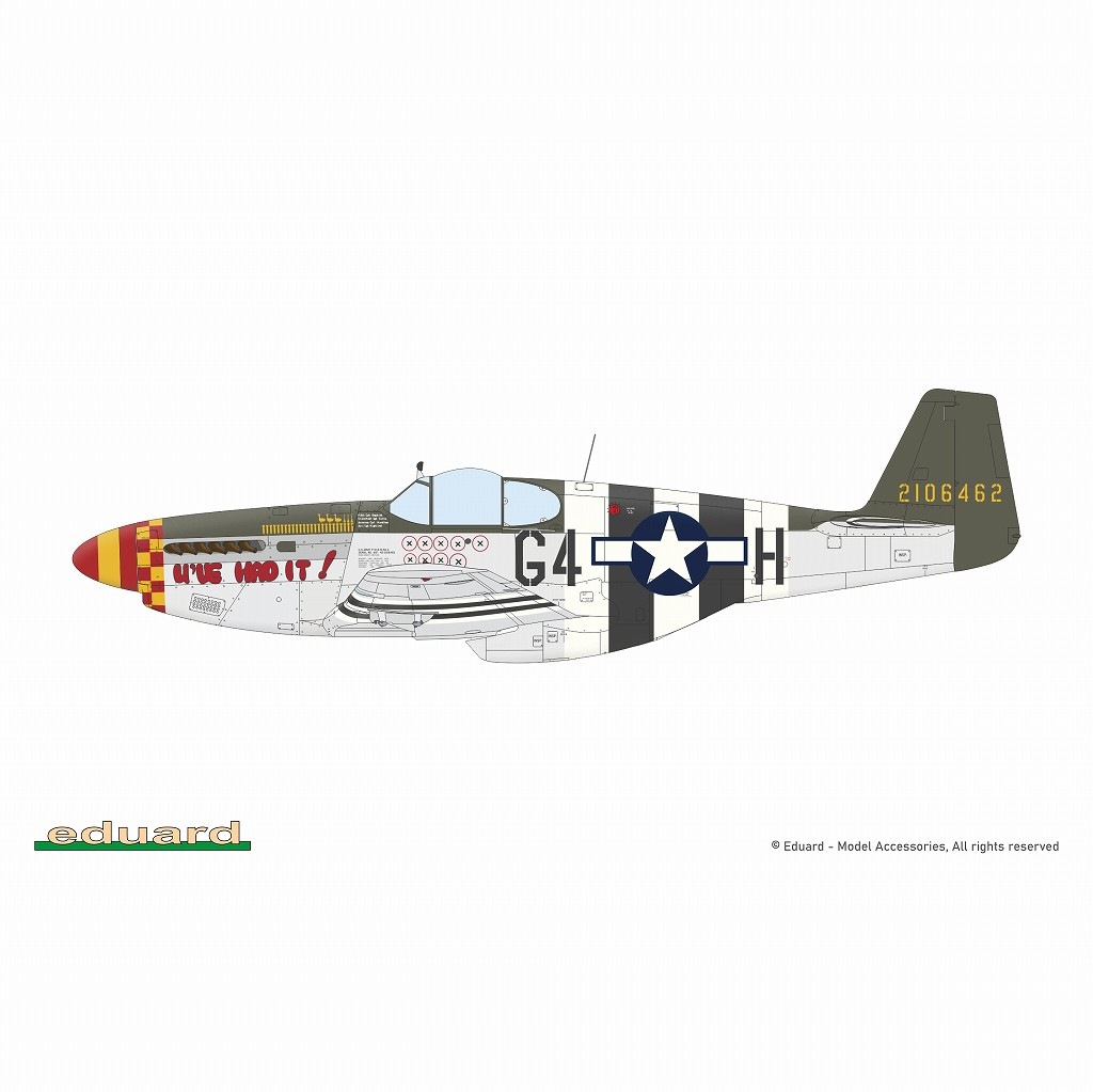 82176 1/48 P-51B �ޥ륳��ա��� �ץ��ե��ѥå�