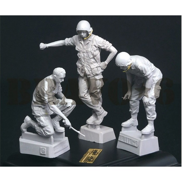 35308 ベトナム戦争 米陸軍「打合せ中」US戦車乗組員セット | ブラボー