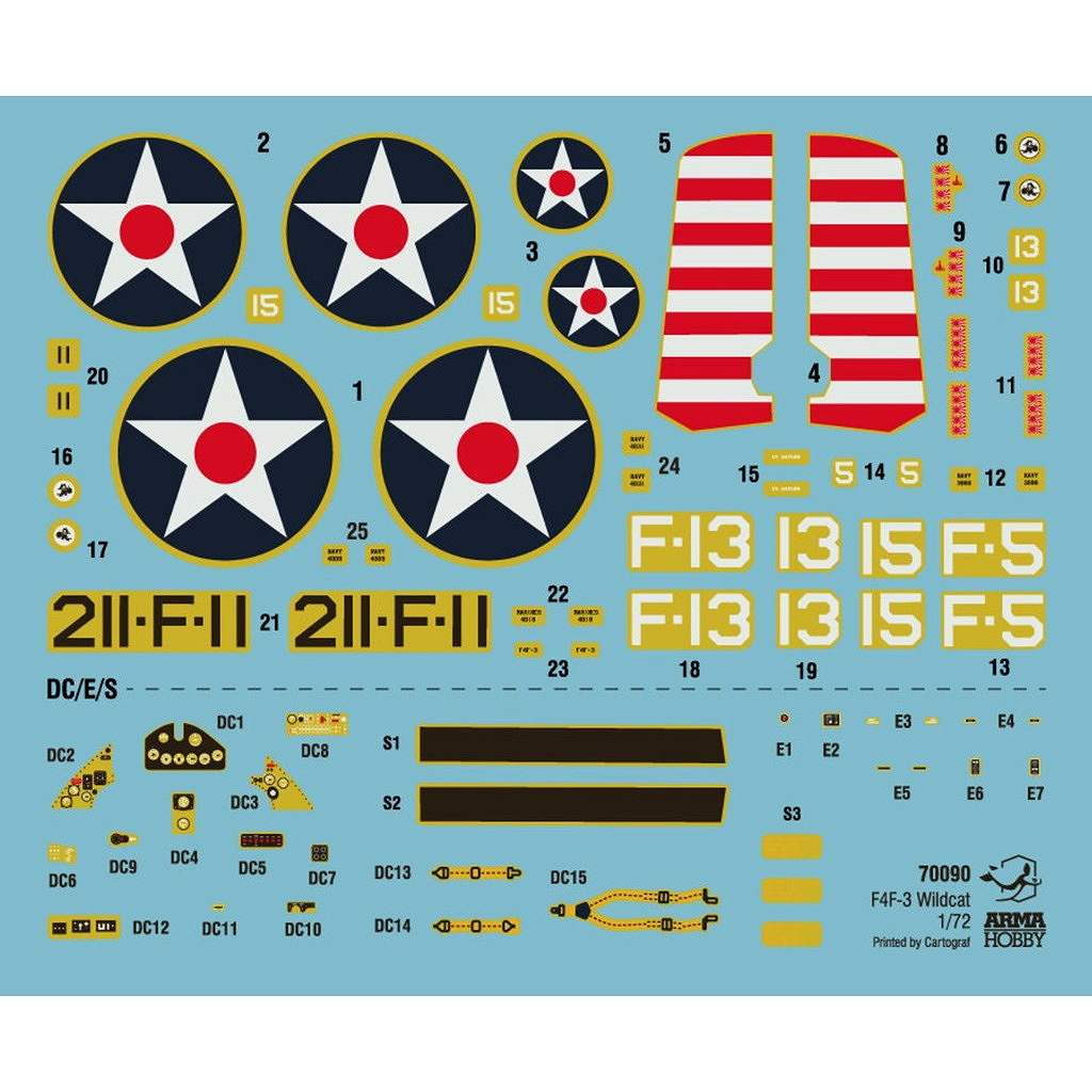 �ڿ����ʡ�70090 1/72 ����ޥ� F4F-3 �磻��ɥ���å�