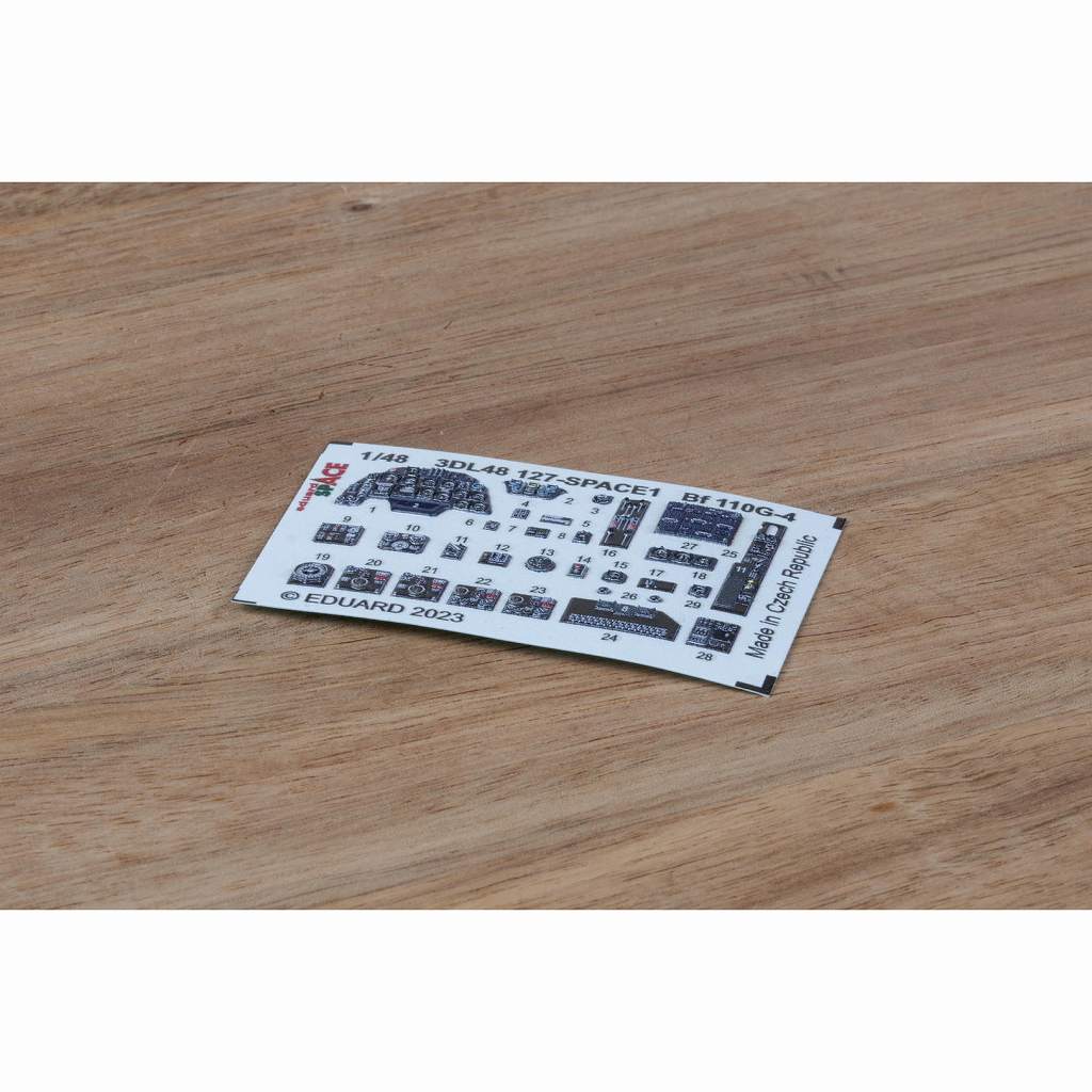 3DL48127 1/48 ��å�������ߥå� Bf110G-4 �����ڡ���������3D�ǥ����� w/���å��󥰥ѡ��ĥ��å� (���ǥ奢�����)