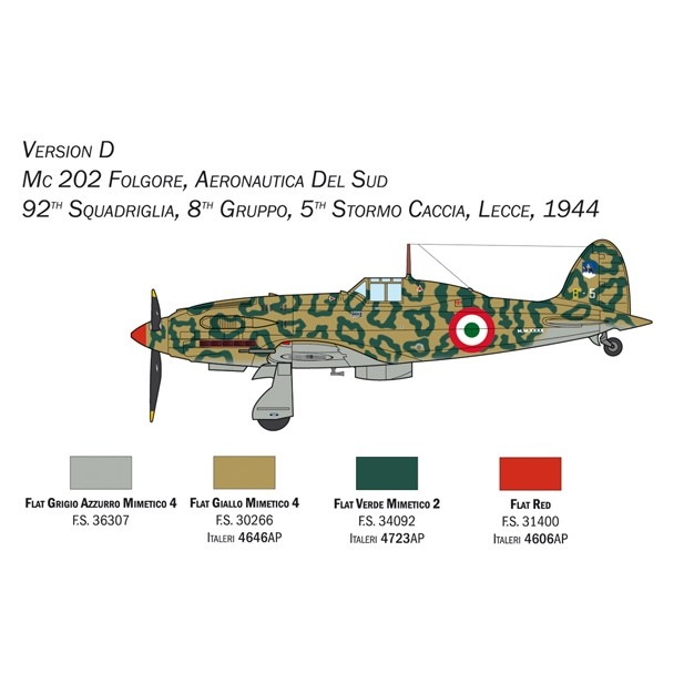 1439 マッキ MC.202 フォルゴーレ | イタレリ ITALERI | 飛行機,第二次