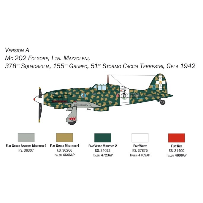1439 マッキ MC.202 フォルゴーレ | イタレリ ITALERI | 飛行機,第二次