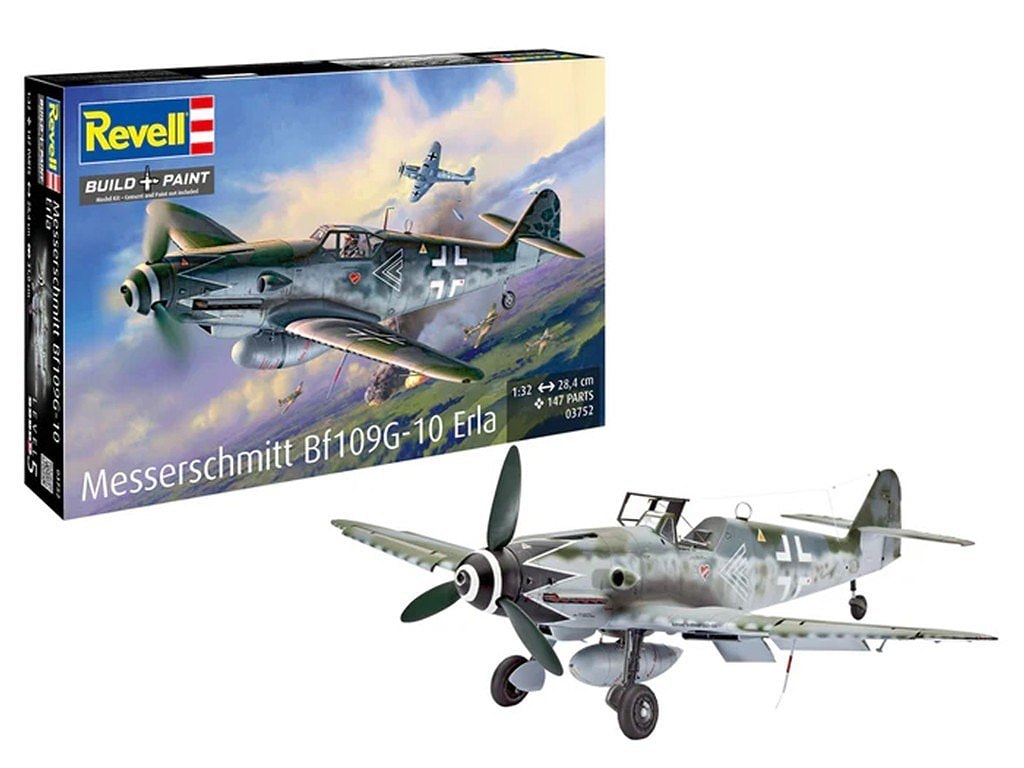 新製品】03752 メッサーシュミット Bf109G-10 'Erla' | ドイツレベル