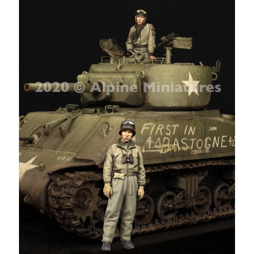 35286 1/35 WWII 米陸軍マフラーを巻く戦車兵セット(2体セット