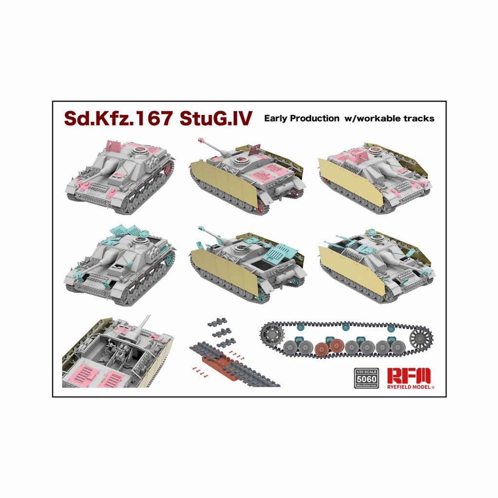 5060 1/35 IV号突撃砲 初期型w/可動式履帯 | ライフィールドモデル Rye