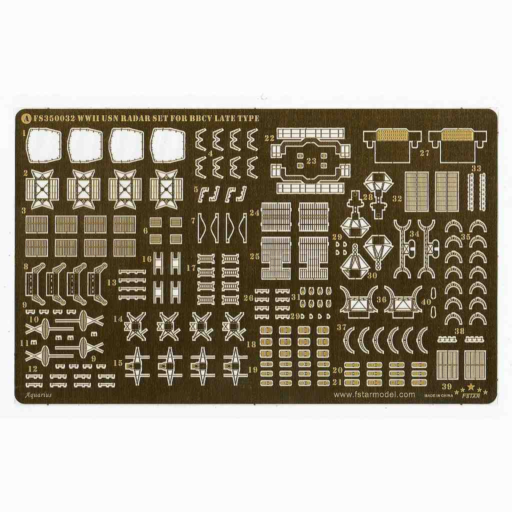 FS350032 WWII 米海軍 レーダーセット2 戦艦・航空母艦後期型用