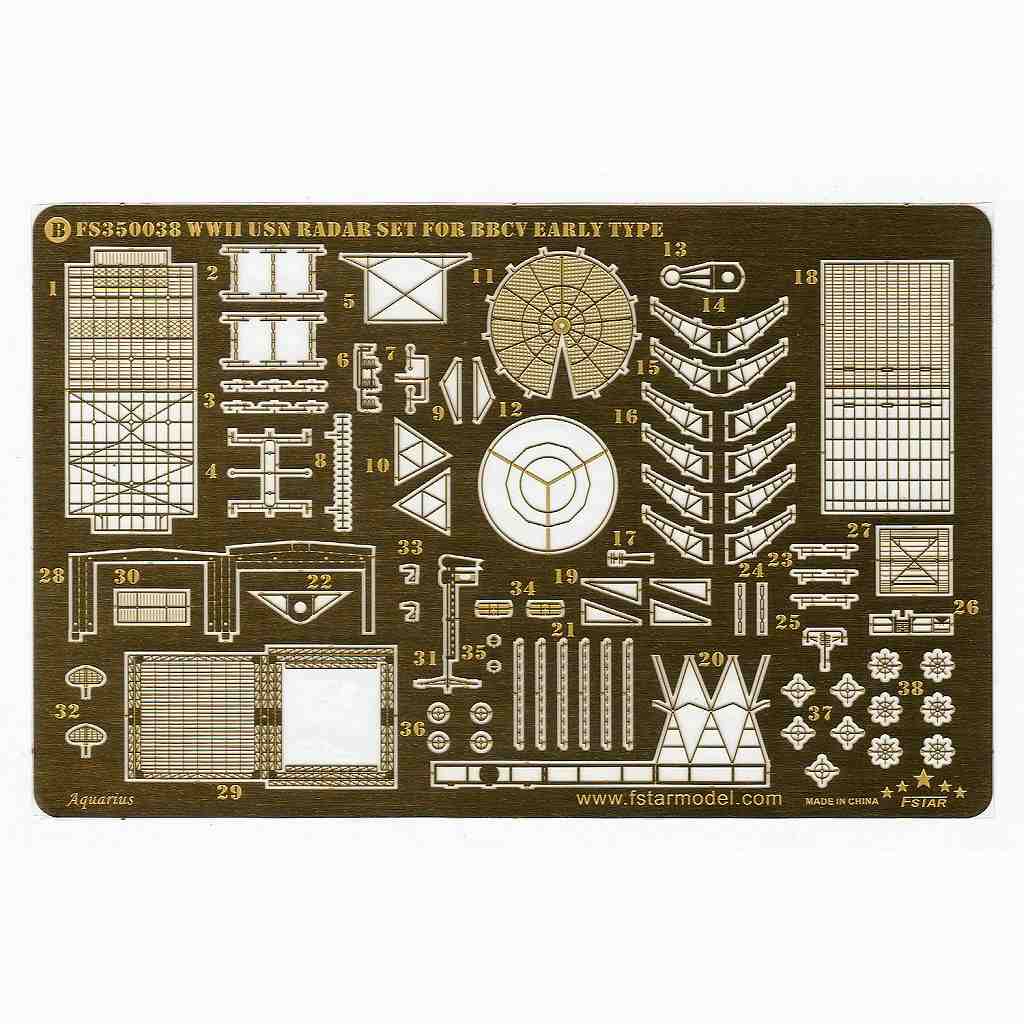 FS350038 WWII 米海軍 レーダーセット3 戦艦・航空母艦初期型用