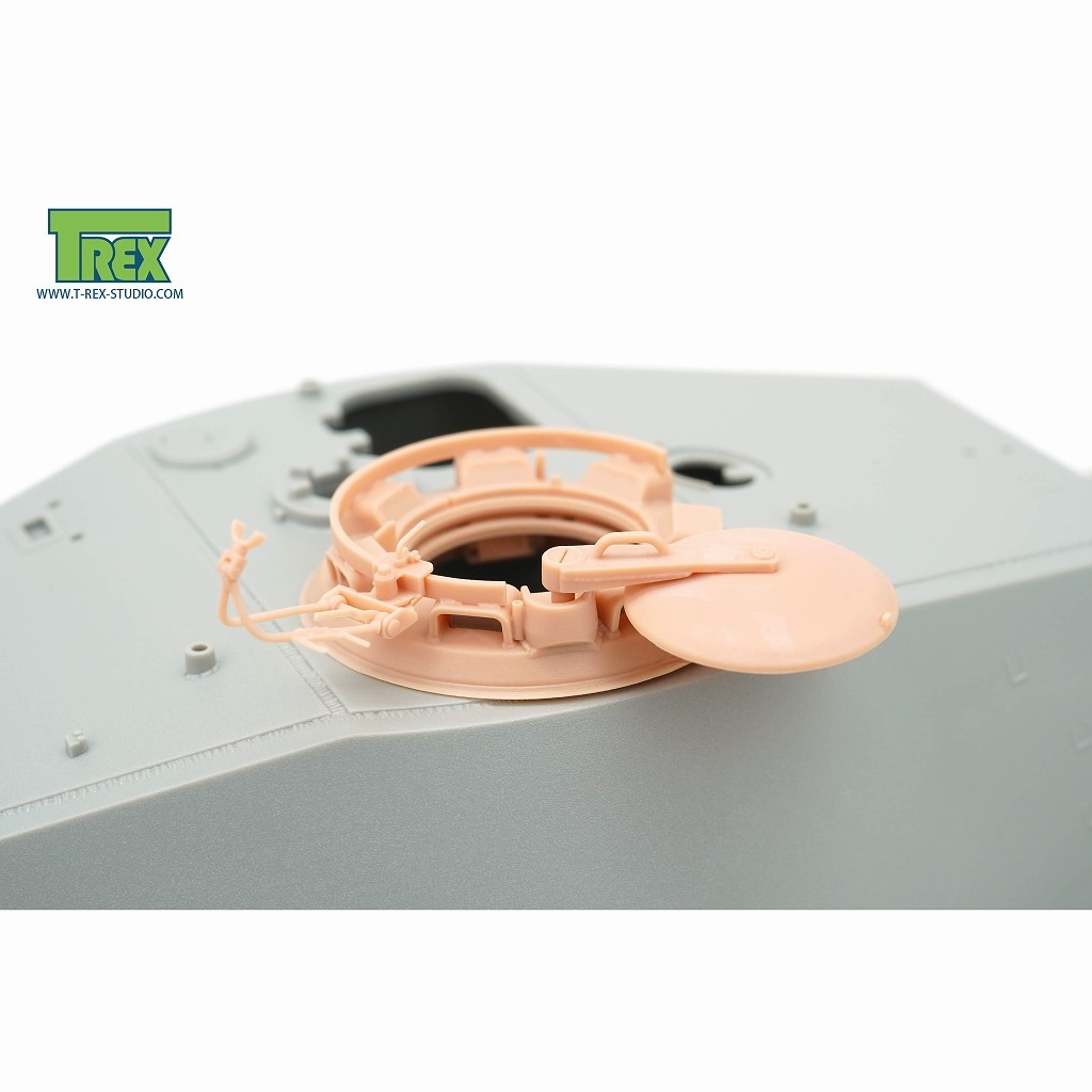 TR35153-1 1/35 WWII ドイツ キングタイガー用 溶接タイプキューポラ