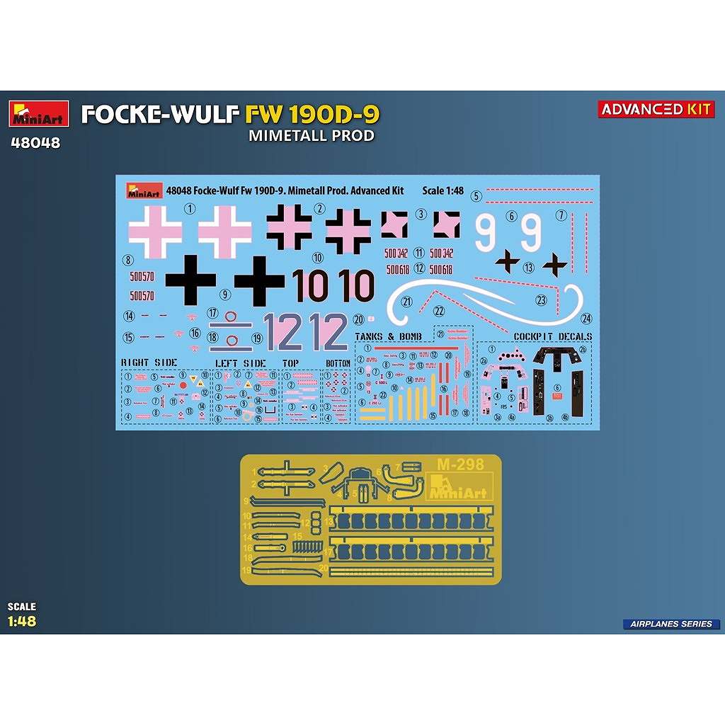 新製品】48048 1/48 フォッケウルフ Fw190D-9 アドバンスドキット