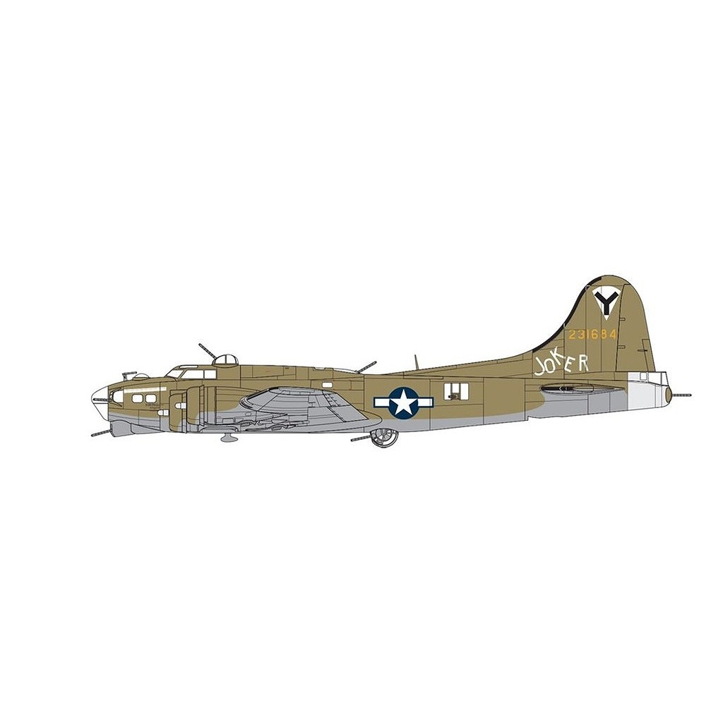 A08018A 1/72 ボーイング B-17G フォートレス Mk.III | エアフィックス