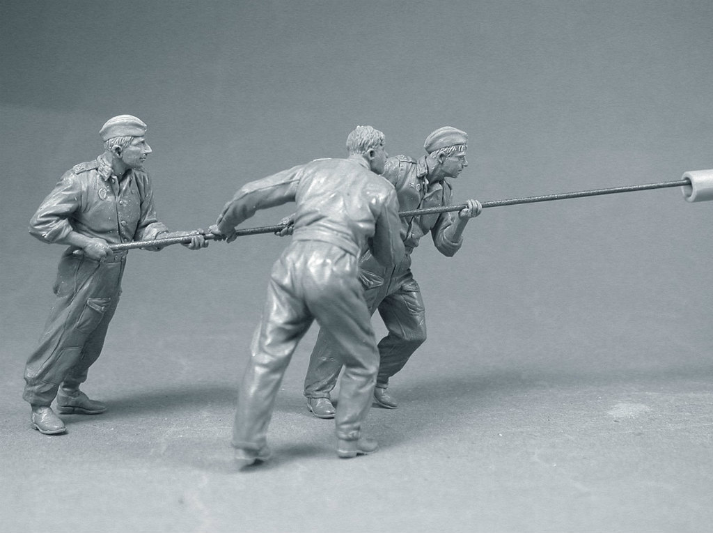 T-35192 鉄のカーテン ロシア戦車兵 バレルクリーニング T-54/55/62/72