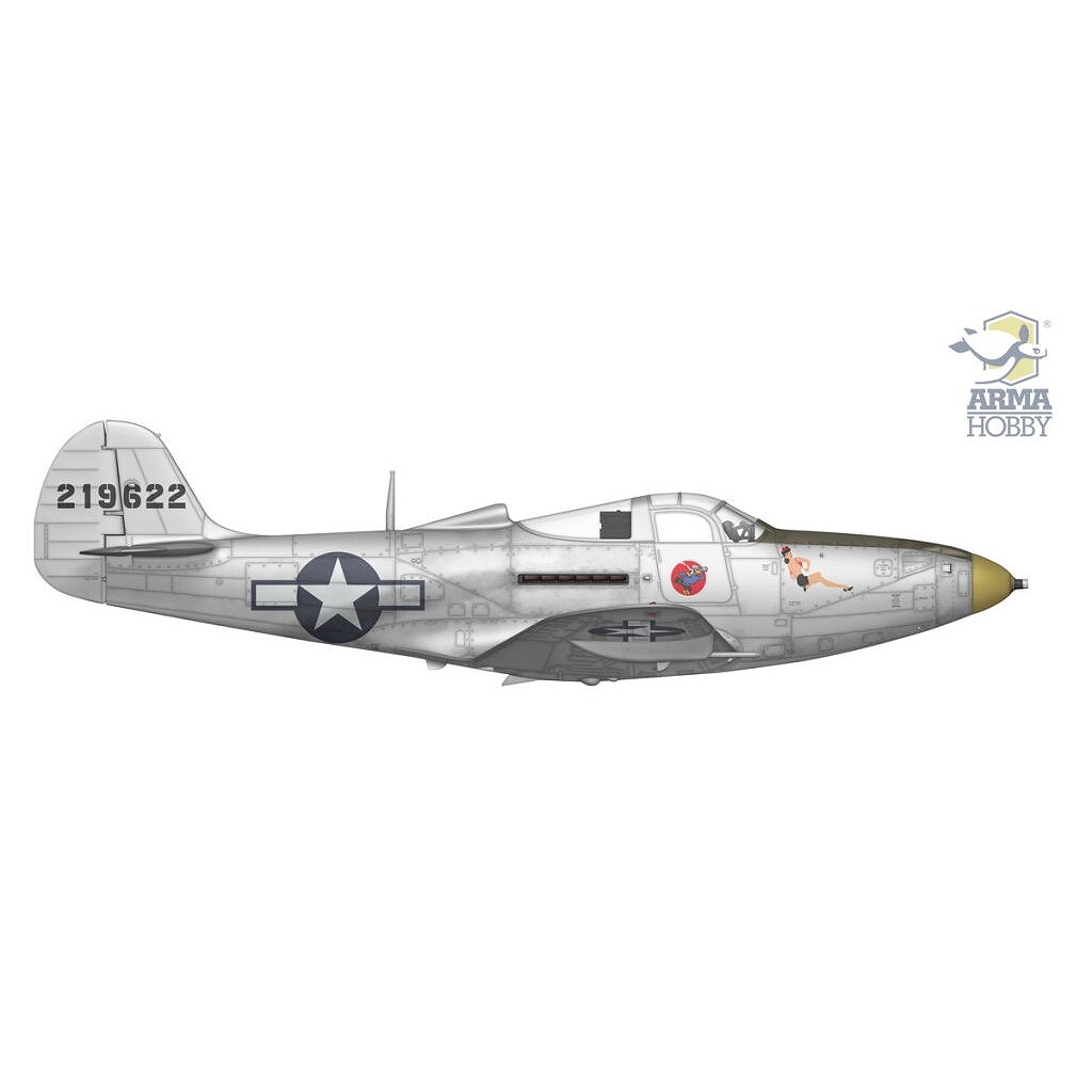 70058 1/72 P-39 エアラコブラ