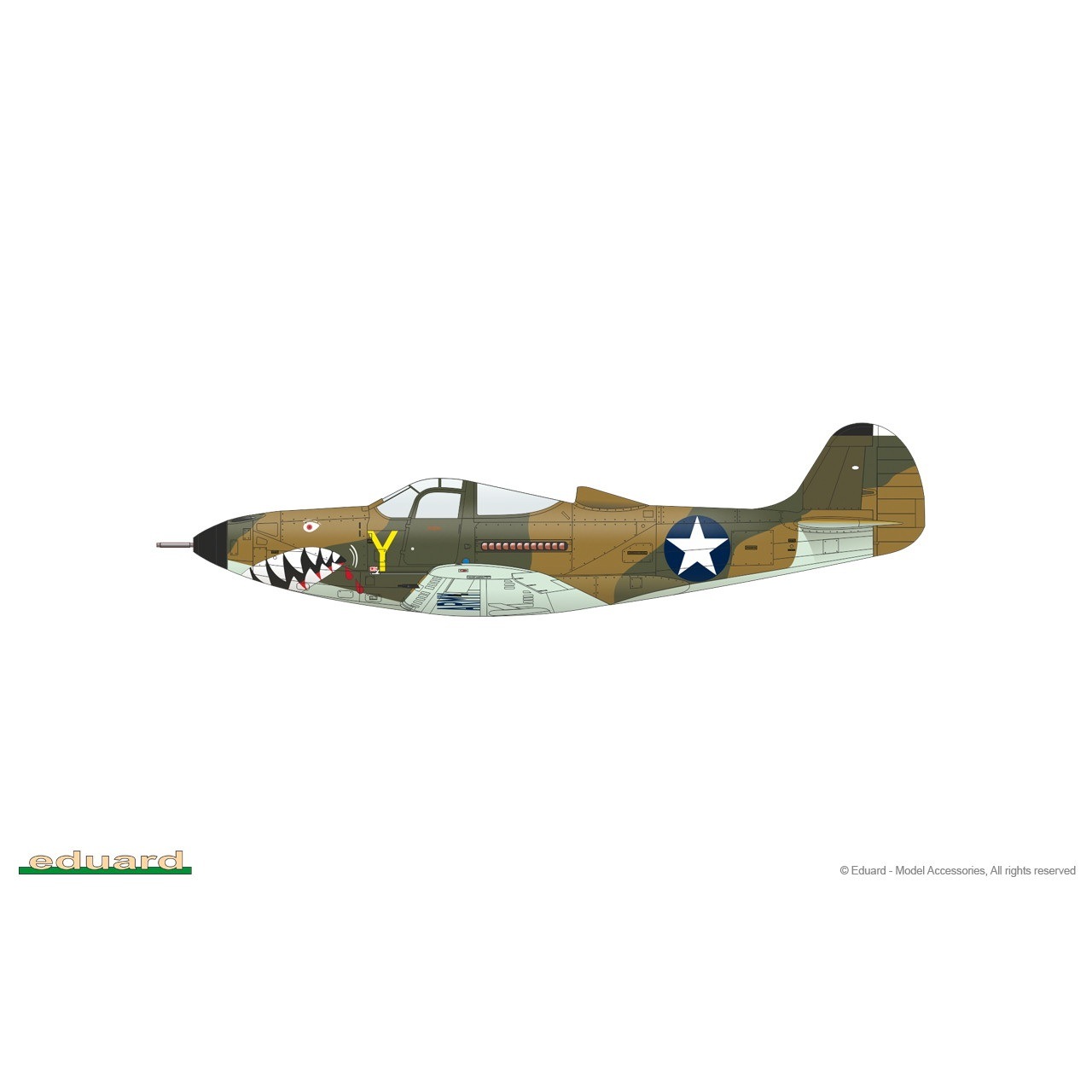 8092 1/48 ベル P-400 エアラコブラ プロフィパック | エデュアルド