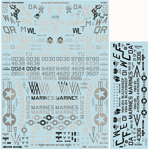 32-005 ダグラス OA-4T/TA-4J/A-4M/A-4F/A-4E スカイホーク ロービジ