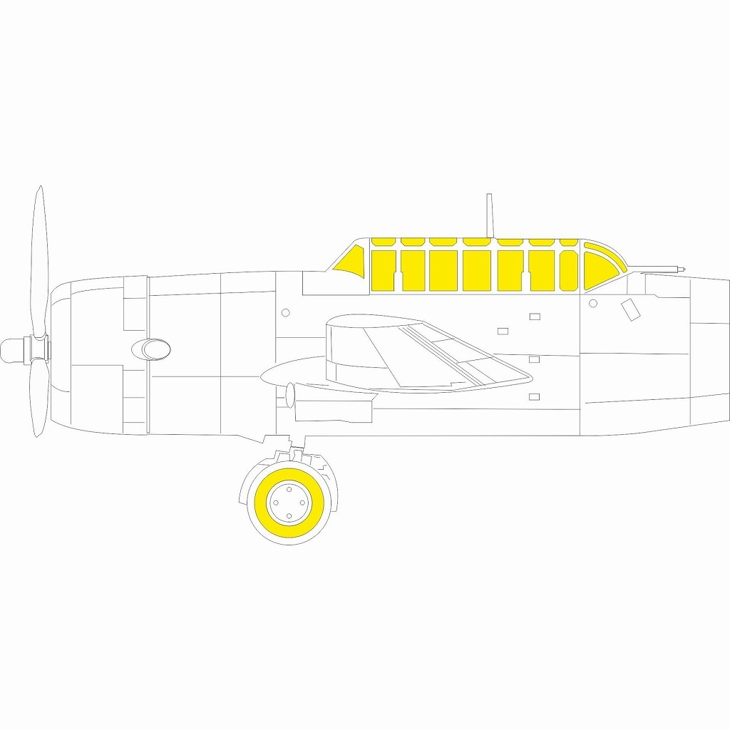 CX686 1/72 ヴァルティー ヴェンジェンス Mk.II 塗装マスクシール(ドラ
