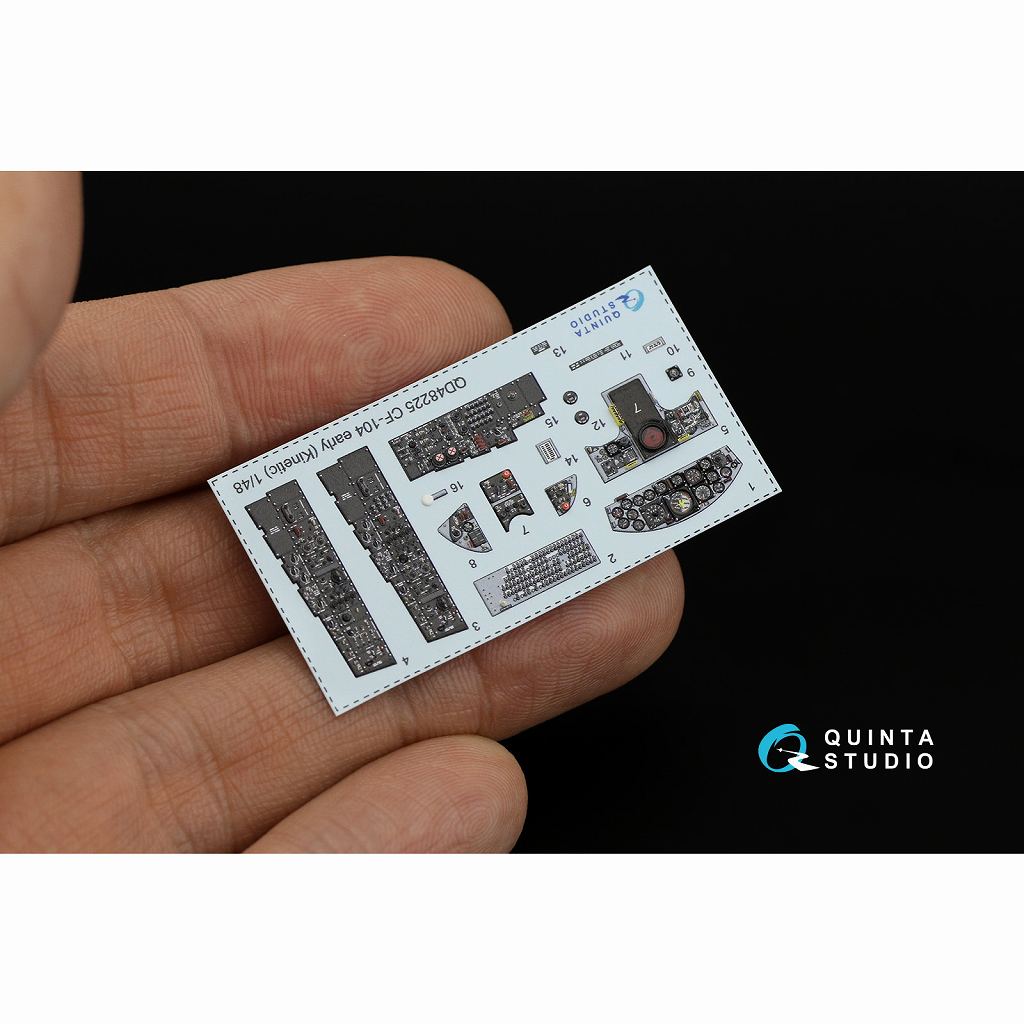 QD48225 1/48 ���å����� CF-104 �������ե������� ����� �������顼3D�ǥ�����(���ͥƥ��å���)