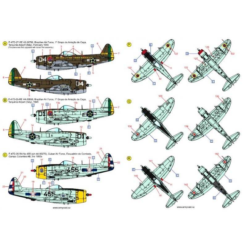 ACD48031 P-47D/F-47D/F-47N ��������ܥ�� ���饦��ɡ���������