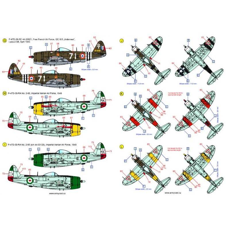 ACD48031 P-47D/F-47D/F-47N ��������ܥ�� ���饦��ɡ���������