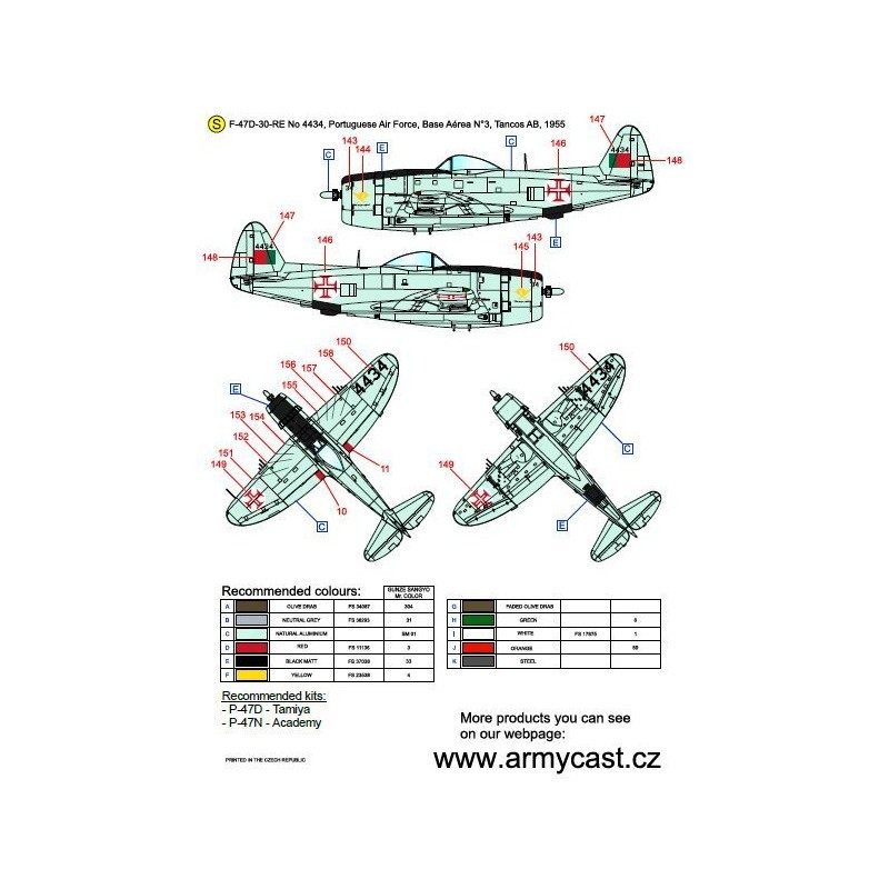 ACD48031 P-47D/F-47D/F-47N ��������ܥ�� ���饦��ɡ���������