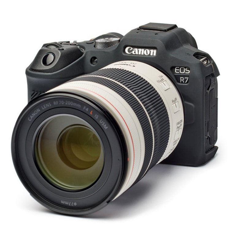 イージーカバー Canon EOS R7 用 ブラック 液晶保護フィルム付属