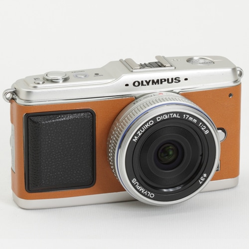 OLYMPUS ペン E-P1/E-P2 張り革キット＜5050 キャメル＞ | 張り革