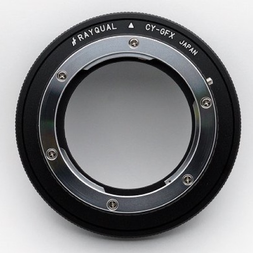 Rayqual ��������󥺥ޥ���ȥ����ץ�����FUJI GFX 50S�ޥ���ȥܥǥ���Contax/Yashica��󥺡�CY-GFX