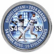【純銀コイン】大谷翔平・2021MVP二刀流記念／純銀メダル・シリアル700番台 メジャーリーグ(MLB)の2021MVPを記念した大谷翔平選手の純銀製