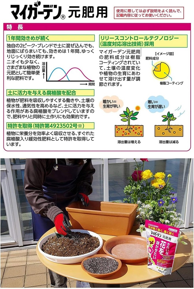 マイガーデン元肥用 700g 住友化学園芸｜芳樹園オンラインショップ