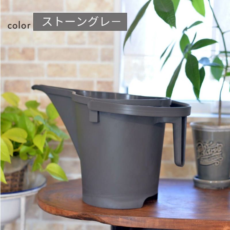 DAIM ジョーロの達人 5L ストーングレー 第一ビニール｜芳樹園