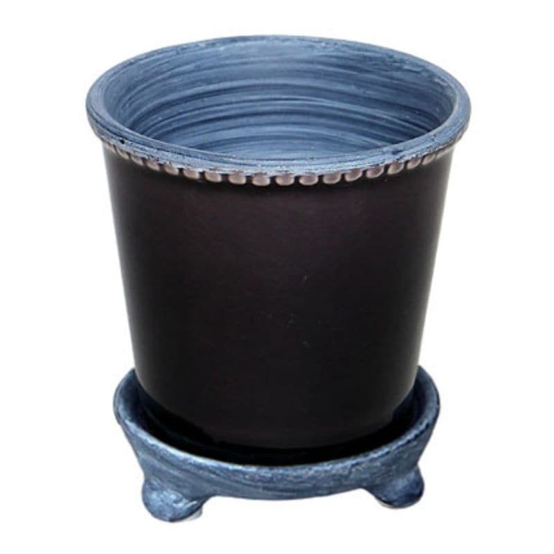 グレーズポット GP-7I グレー(φ7.5×H8.5cm)｜芳樹園オンラインショップ