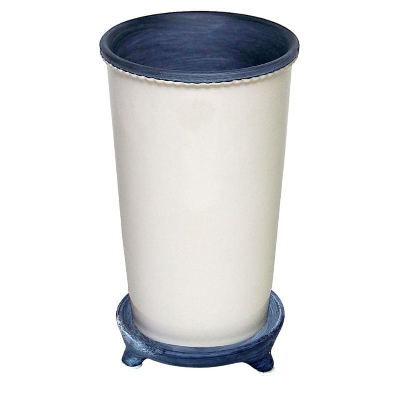 グレーズポット GP-13K ホワイト(φ13×H15cm)｜芳樹園オンラインショップ