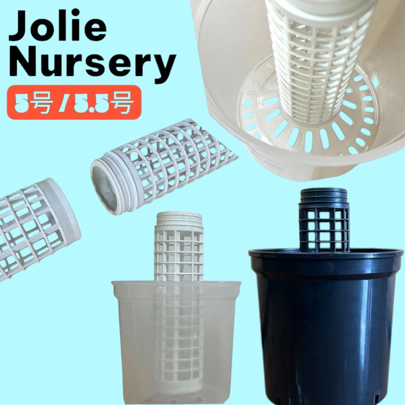 Jolie Nursery モスポール単品 20cm 白 水苔無し 1本(5号透明/5.5号