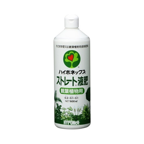 ストレート液肥 観葉植物 600ml ハイポネックス｜芳樹園オンラインショップ