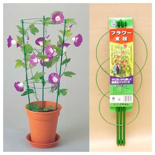 フラワー支柱(小:H45 p) 4・5号鉢用 C-101 ニチカン｜芳樹園オンライン