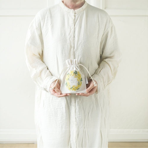 ボタニカル 巾着(140×190mm) KEI｜芳樹園オンラインショップ