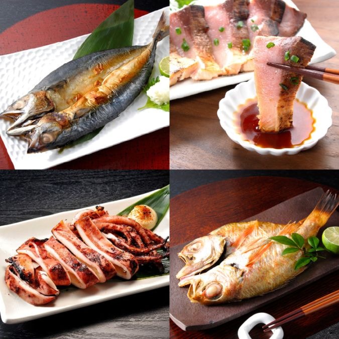 【敬老の日・送料無料】石川県産 のどぐろ・ぶりたたきギフトセット（のどぐろ、いか、さば、ぶりたたき）【冷凍】