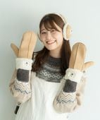 【メール便対象商品】スウェードミトングローブ