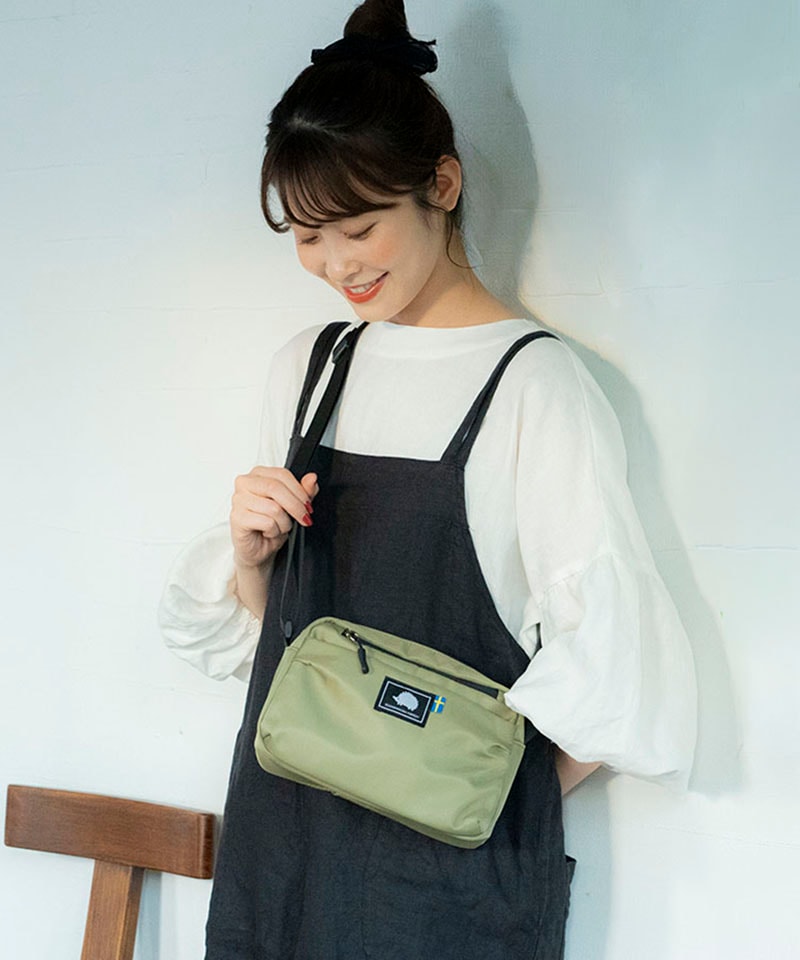 ラウンドショルダーバッグ＜撥水加工＞