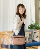 プリントショルダーバッグ＜撥水加工＞