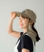 タレ付き冷感キャップ