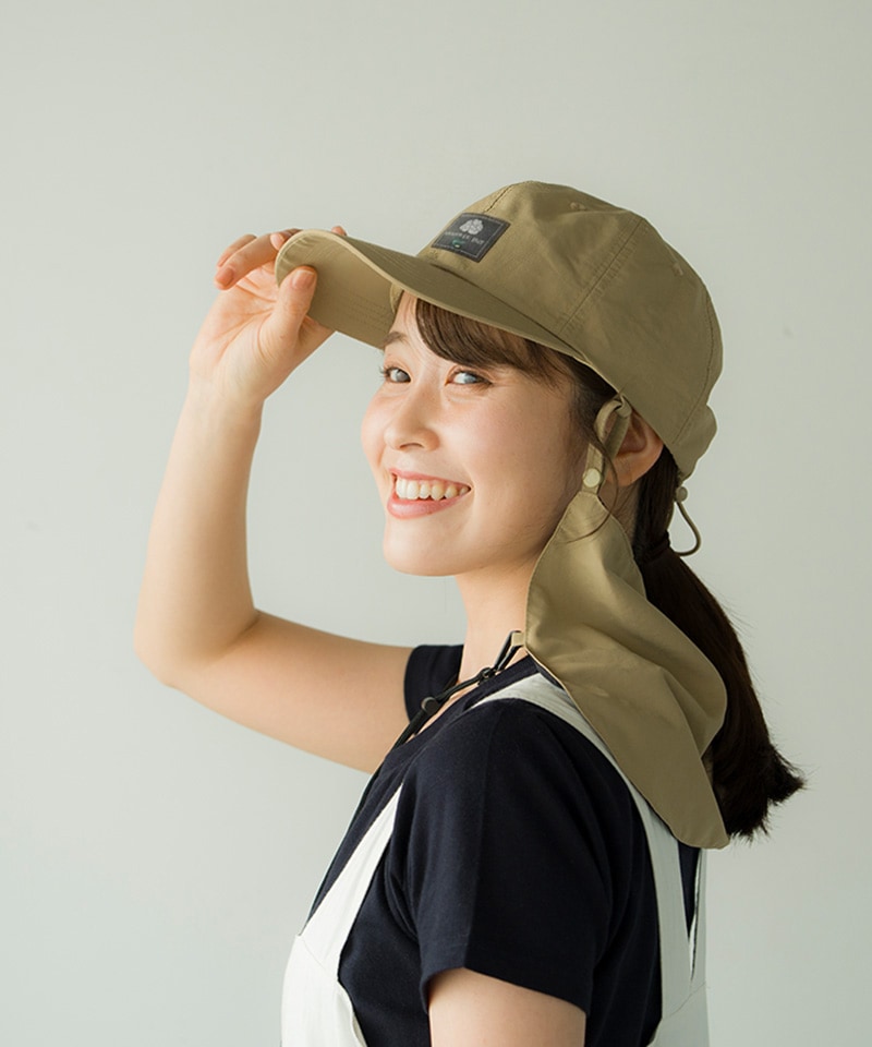 タレ付き冷感キャップ